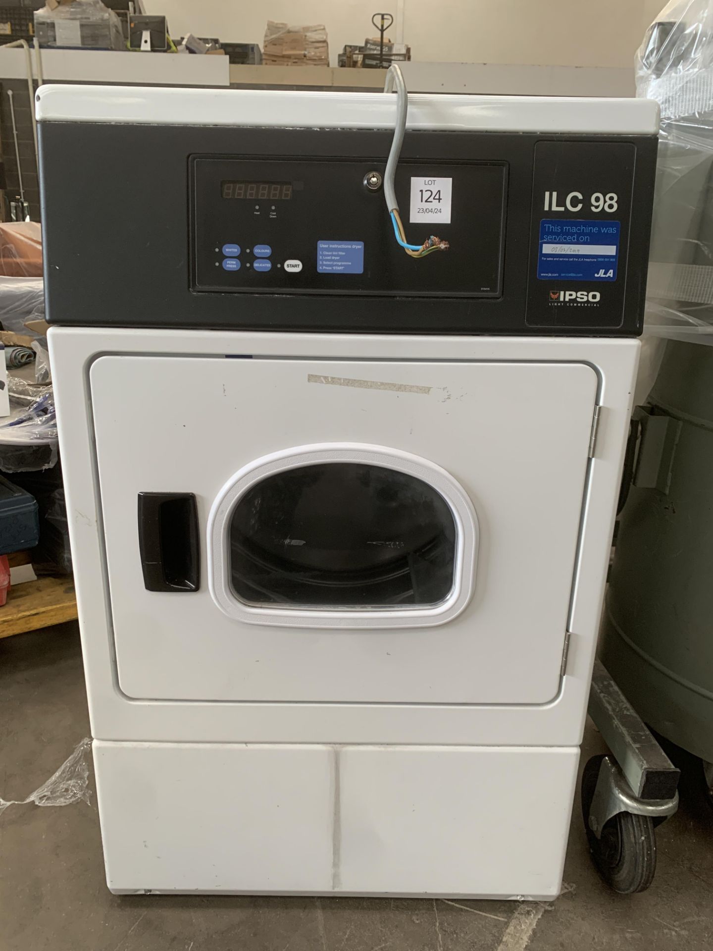 IPSO ILC98 Commercial Clothes Dryer- 1PH