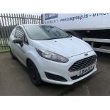 2014 WHITE FORD FIESTA BASE TDCI