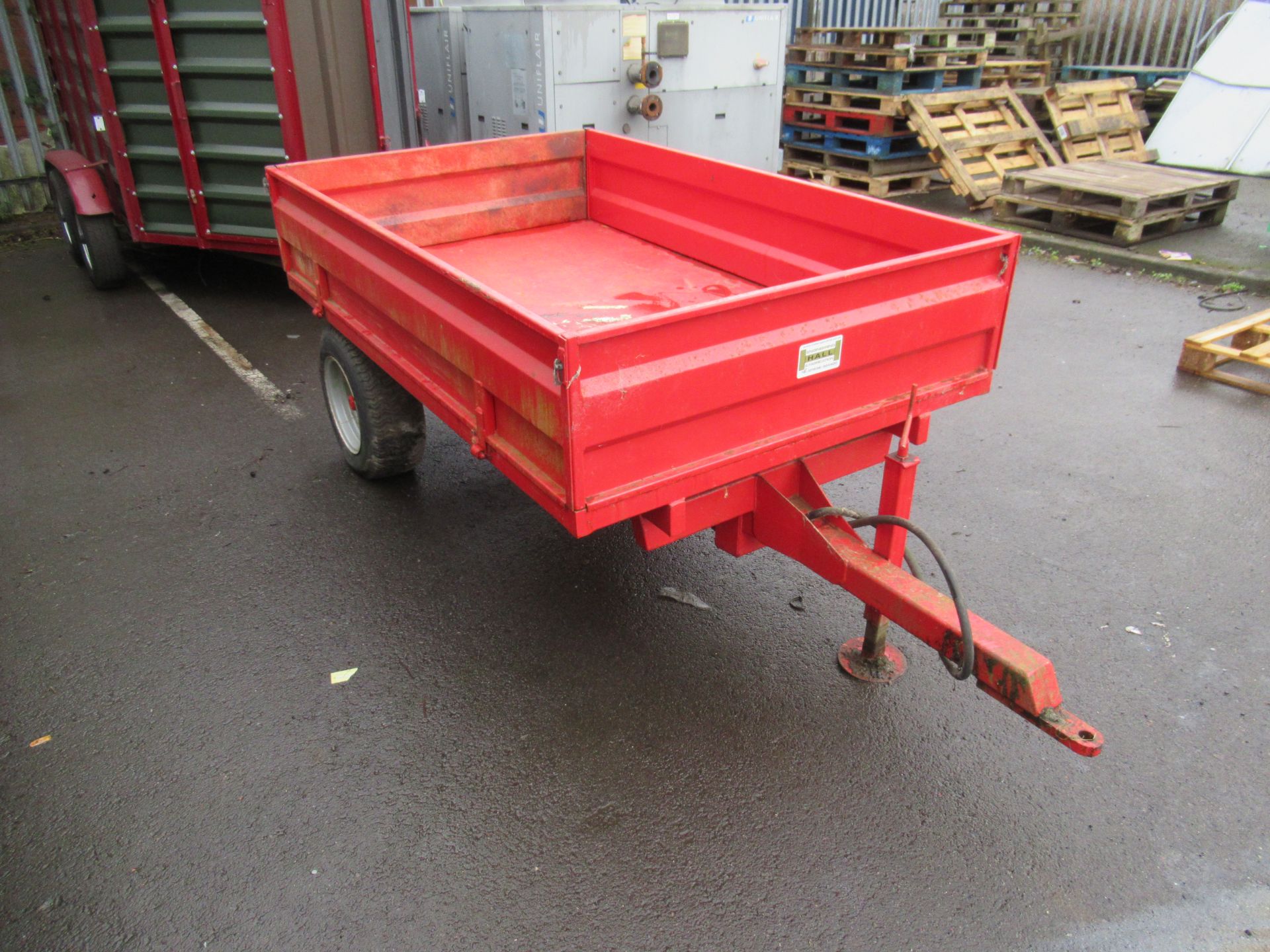 A Hall Engineering Hydraulic Tipping Trailer - Image 6 of 11