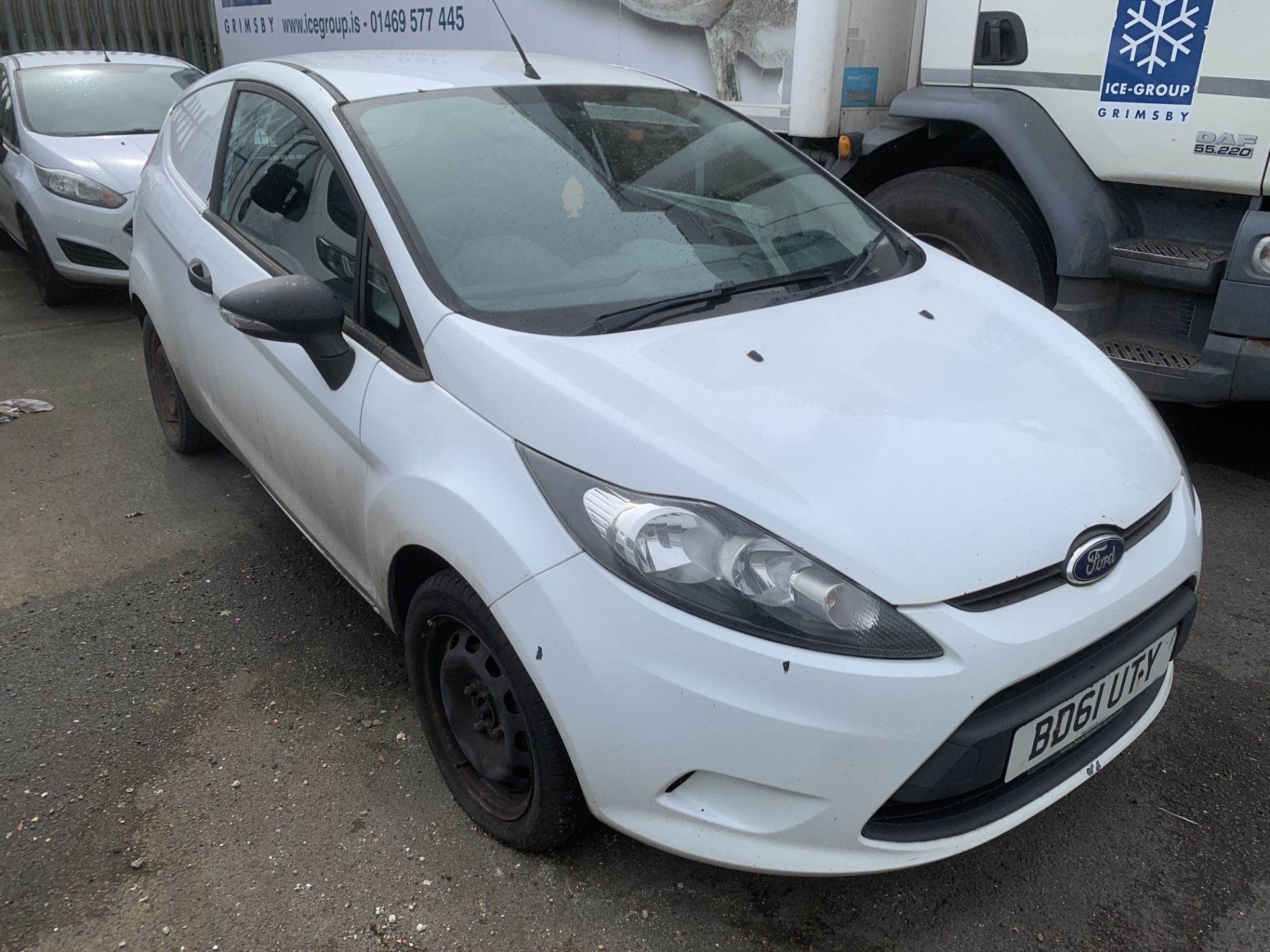 2012 WHITE FORD FIESTA BASE TDCI