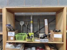 Shelf of Engineering Spares Including ROTOBROACH Cutters