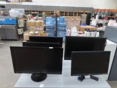 5 x Monitors - 2 x BENQ; 1 x ASUS; 1 x DELL and 1 x PHILIPS