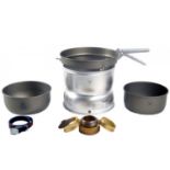 Trangia 27-7 AL Stove, HA Pans With Spirit Burner - 1-2 person stove, hardanodising is a surface