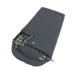 3 x Outwell Camper Single 2-3 Season Sleeping Bag – built in pillow, opens as a duvt, inside