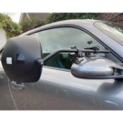 Milenco Grand Aero Platinum Mirror, Twin Pack - Fits all vehicles including Range / Land Rovers, all