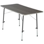 Vango Birch 120 Camping Table - Steel frame and du