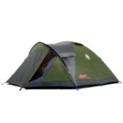 Co10leman Darwin 4+ Four Berth Dome Tent – Dome structure, fibreglass poles, front porch, PVC