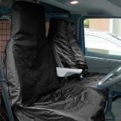 9 x Streetwize Waterproof Van Seat Protectors – Black. 100% waterproof, one front seat cover, one