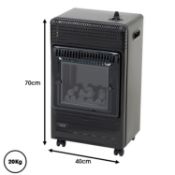 Lifestyle Cabinet Gas Heater Living Flame 3.4kw