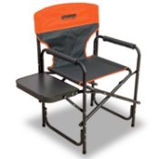 2 x Quest Elite Autograph Surrey Directors Folding Chair in Black and Orange - premium directors