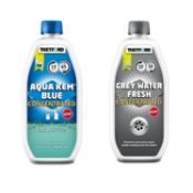 12 x Thetford Motorhome Duo Pack, Grey Waste Fresh Concentrate & Aquakem Blue Euclyptus - Contains x