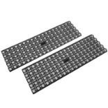 6 x Milenco Giant Lattice Heavy-Duty Grip Mats - measure 106cm in length featuring a width of