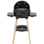 Cadac Citi Chef 40 FS Black Gas Barbecue - OUTER BOX DAMAGED - Trendy gas barbecue with wooden