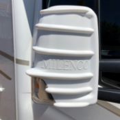 Milenco Mercedes Sprinter White Mirror Bumper Protectors Pack of 2 (Pictures are for guidance