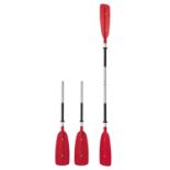 6 x Bravo 215 Kayak/Canoe Paddle - Heavy Duty Kayak and Canoe paddle. Compact storage by stowing