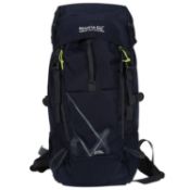 3 x Regatta Kota Expedition 25L Rucksack Navy Blazer - Ripstop fabric, air mesh back construction,