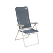 2 x Outwell Cromer Ocean Blue Outdoor Folding Chair. Fabric: Textiline, woven and PVC coated
