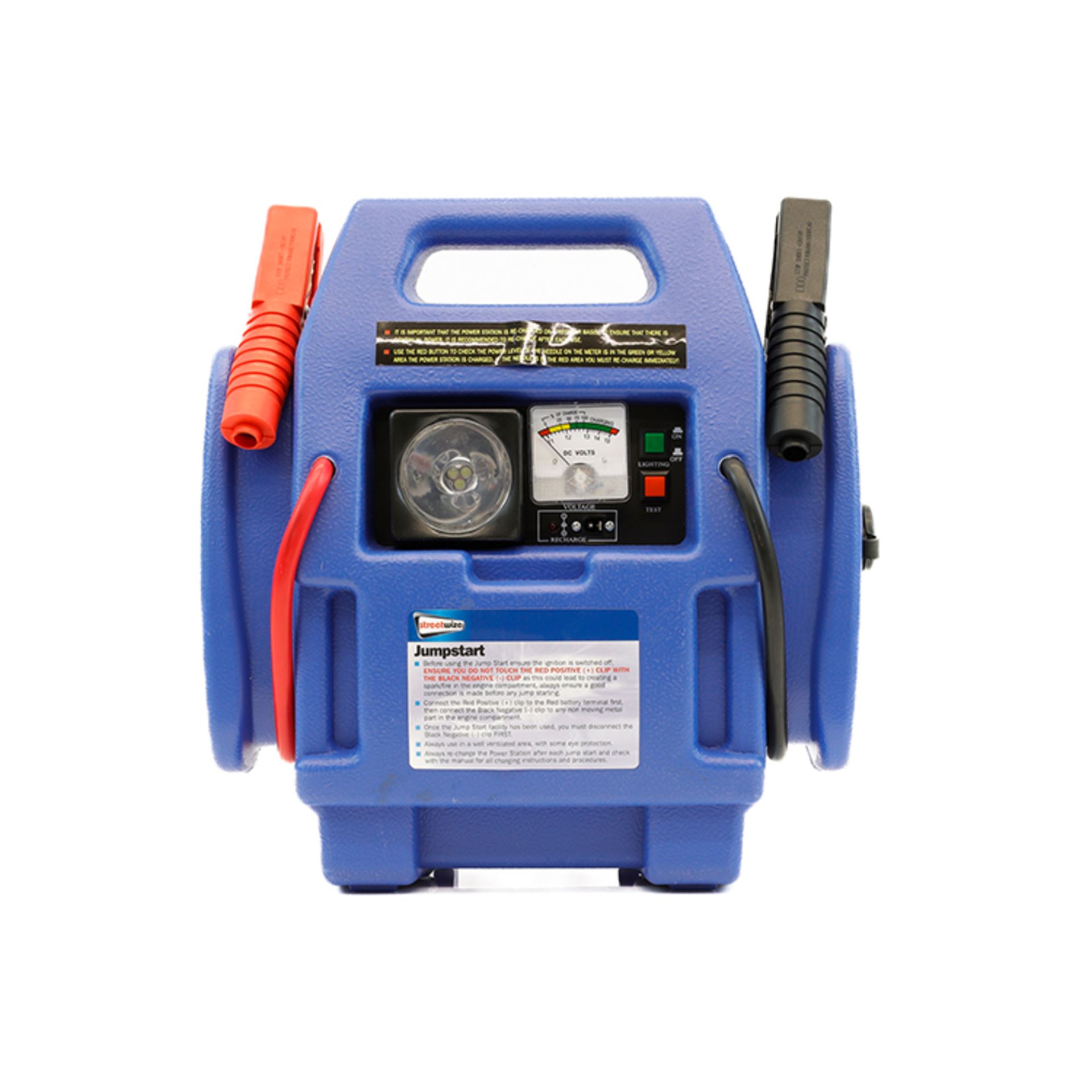 Reboxed Streetwize 10Ah 12V Portable Power Station & Emergency Jump Start With 300PSI Air Compressor