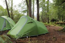 2 x Vango Soul 300 3-Berth Lightweight Pole Tent –