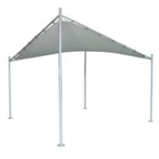 LG Rodin 3.5m x 3.5m Sail Garden Sun Shade in Grey