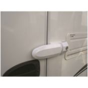 2 x Milenco High Security Door Lock - 25mm wide by 100mm wide with 46mm wide turn handle (Pictures