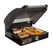 Vango Camp Chef BBQ Grill Box, Black - Specially designed Heat Diffuser Plates - Turns flame into