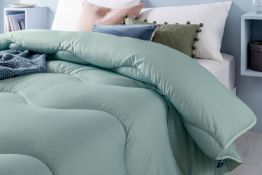 3 x Night Lark Seagrass Green Single Coverless 10.5 Tog Duvet - washing machine when ready to