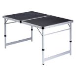 Pallet of x 6 ISABELLA FOLDING TABLES - VARIOUS SIZES - FUNCTIONAL WITH TABLE TOP/CORNER DAMAGE IN