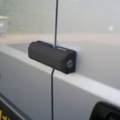 2 x Milenco BLK Van Door Lock Single - Single Van Door Lock is an external lock that attaches rear
