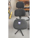 2 x Sewing Operators chairs, as lotted