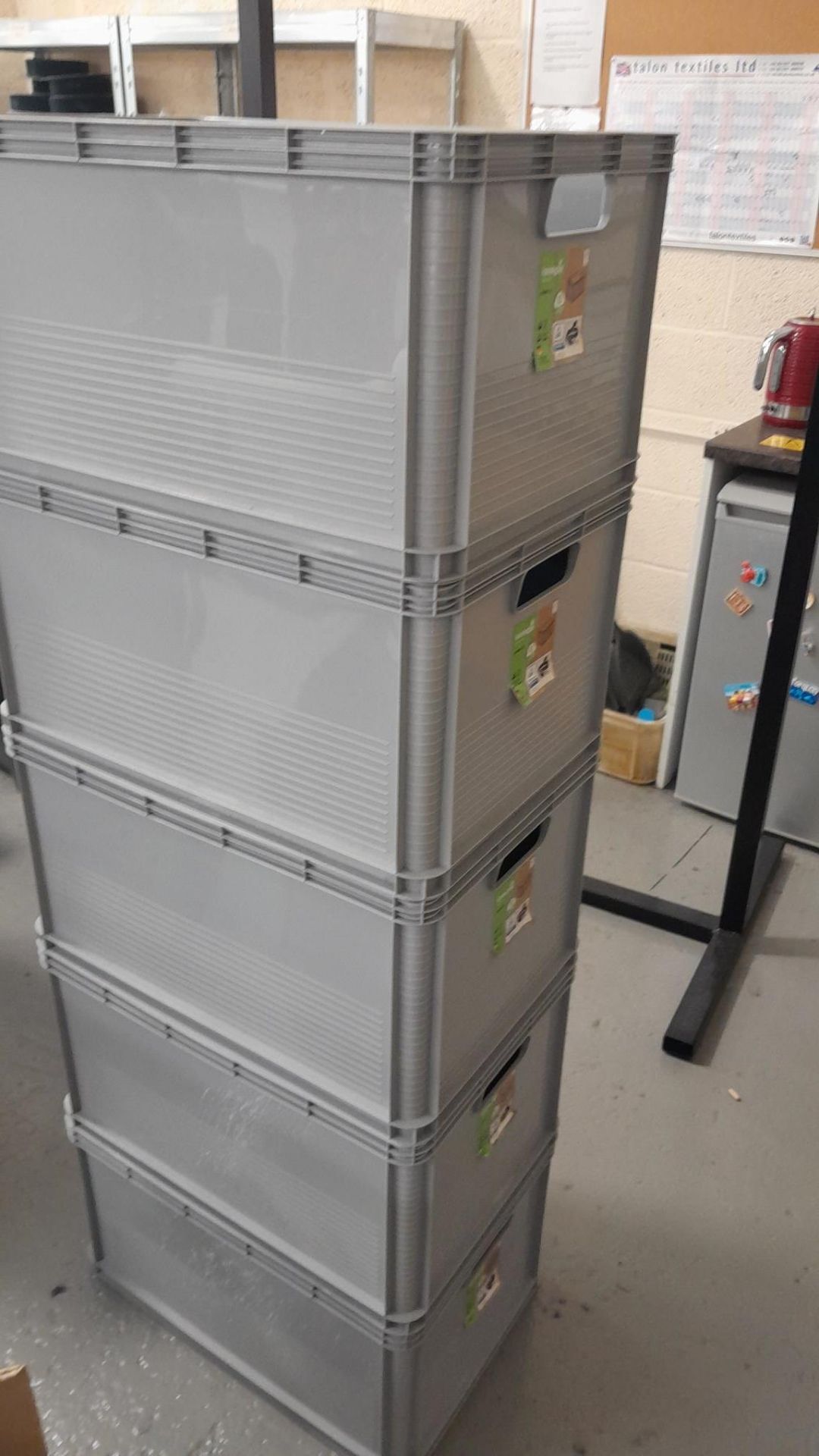 5 x Keeeper Robert 64litre storage boxes - Image 2 of 2