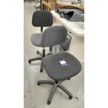 2 x Sewing Operators chairs, as lotted