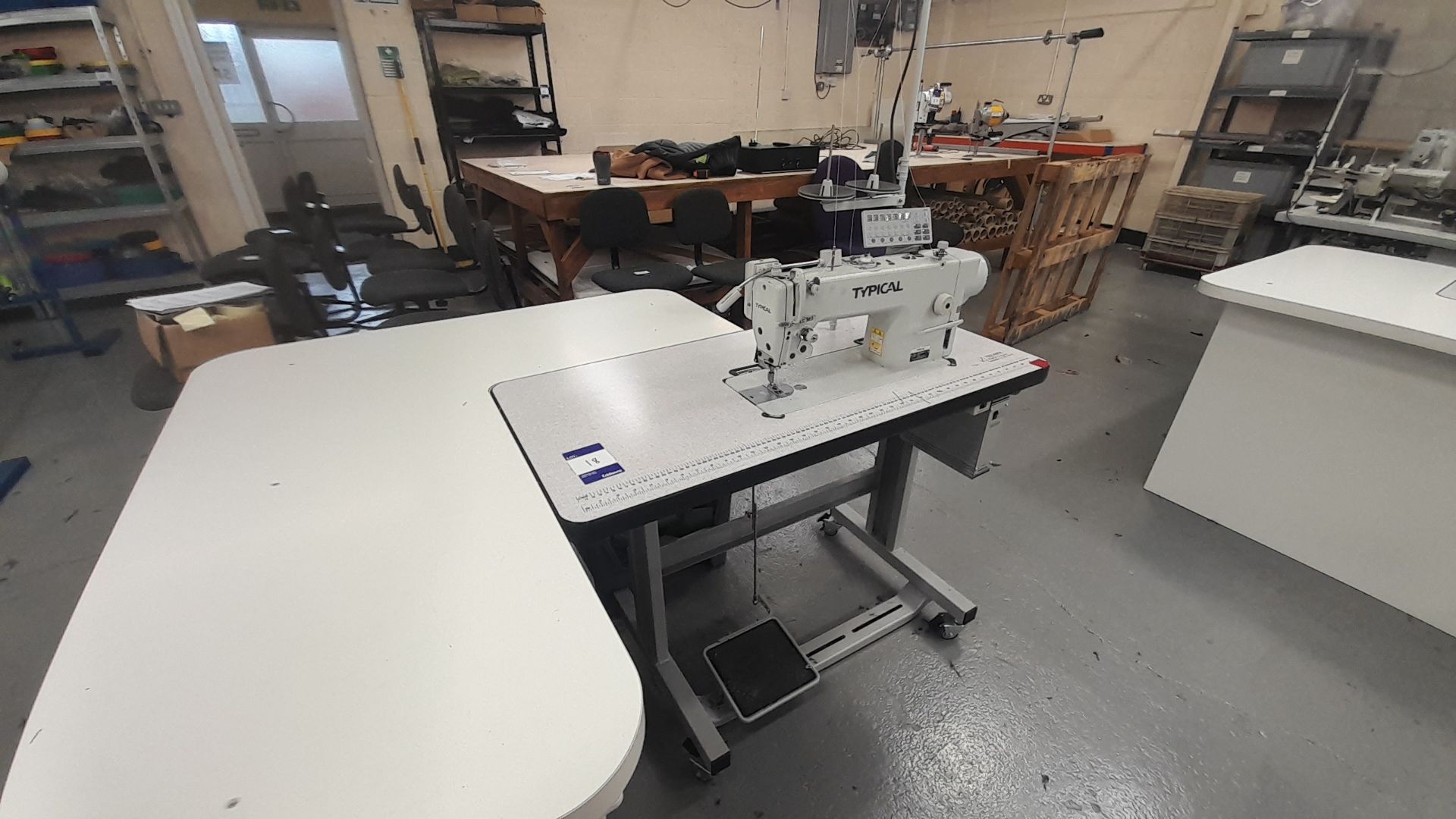 Typical GC6716-HD3 Flatbed Sewing Machine Serial Number 280400022, 240v - Image 2 of 3