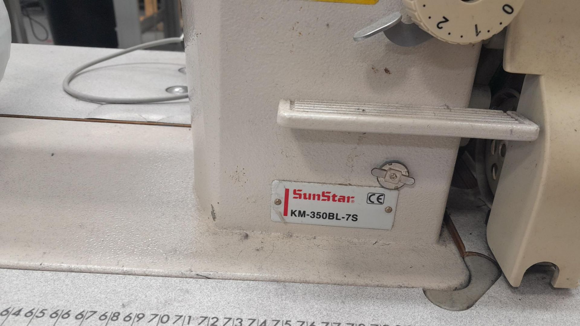 Sunstar KM-350BL-75 Flatbed Sewing Machine Serial Number Unknown, 240v - Image 3 of 5