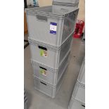 4 x Keeeper Robert 64litre storage boxes