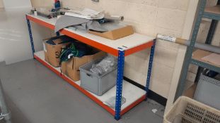 Dexion' Type inspection bench, Approx. Dimensions 2.4m(w) x 60cm(d) x 93cm (h), Contents Excluded