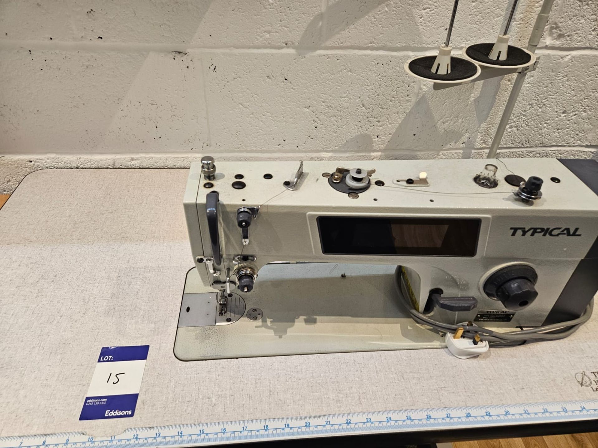 Typical GC6890-MD4 Flatbed Sewing Machine Serial Number 200574887, Please note that this machine - Image 2 of 4