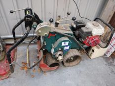 Groundsman TNC46 turf multi-cutter Serial number 512213T46 with Honda GX200 motor