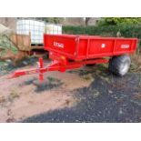 D W Tomlin 3.50 Tonne 20” Wheel Trailer 10ft x 5ft (