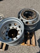 Qty 4 Wheel Rims: 22.5/9.00