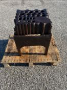 Blacksmith Swage Block: 16"x 16 " with stand