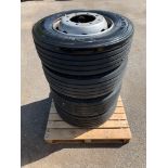 Wheel and Tyres:Qty 4 Continental 265/70R19.5, load range N Tubeless. Job Lot