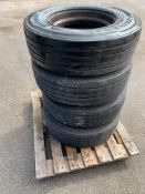 Wheel and Tyres:Qty 4 Continental 265/70R19.5, load range N Tubeless. Job Lot