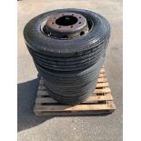 Wheel and Tyres:Qty 4 265/70R19.5, Job Lot