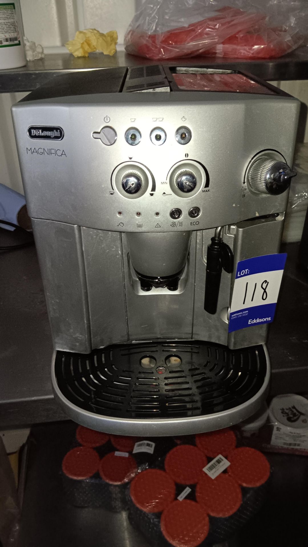 De’Longhi Magnifica ESAM4200.S.EX:1 Automatic bean to cup coffee machine, Serial number 11729