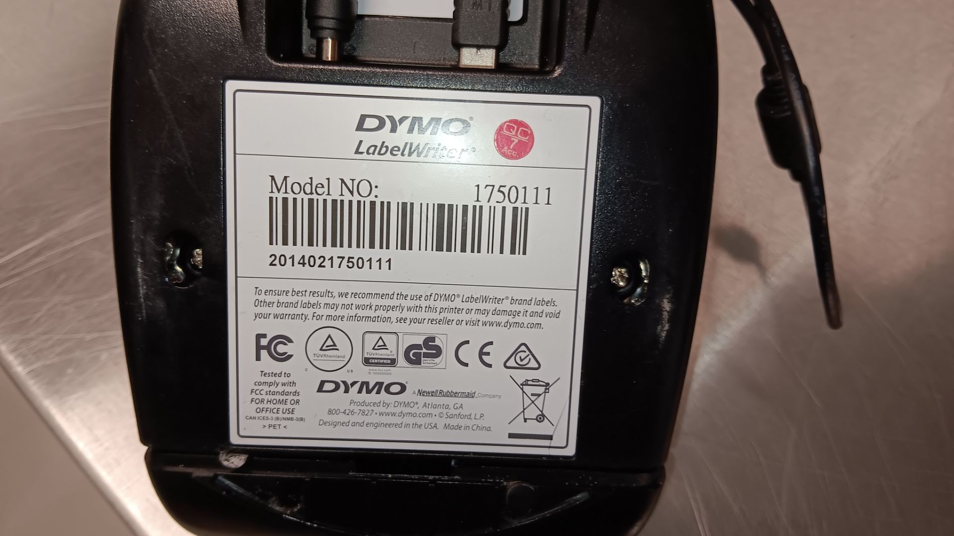 Dymo 175011 Label Writer 450, serial number 2014021750111 and Star Micronics TSP100 - Image 2 of 3