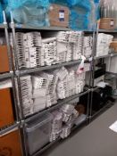 2 x Craven adjustable wire racking shelving units (excludes contents)