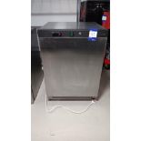 Adexa SF200 Stainless steel undercounter commercial single door freezer, serial number