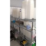 2 x Craven adjustable wire racking shelving units (Contents Excluded)
