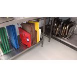 Quantity of pots, pans, trays & nylon chopping boards